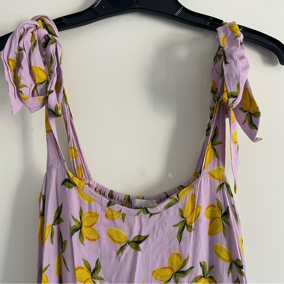 Yumi Kim Rosa lemon print smocked maxi dress maternity 20455 - Picture 8 of 13